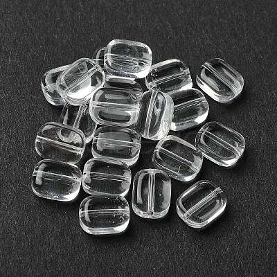 20Pcs Transparent Glass Beads GLAA-Q103-01E-1