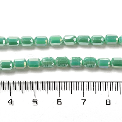 Electroplate Glass Beads Strands EGLA-D031-01B-1