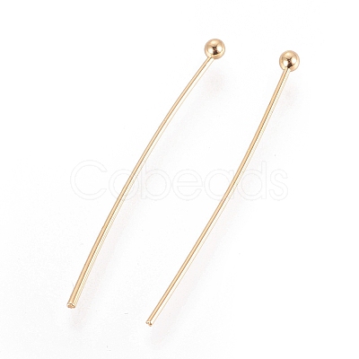 Brass Ball Head Pins X-KK-T032-007G-1