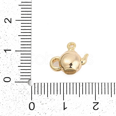 Brass Charms LS-ZIRC-P122-02G-1