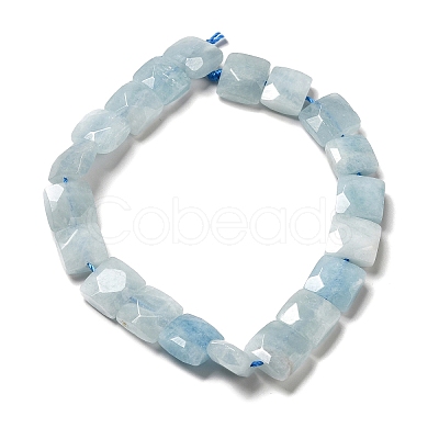 Natural Aquamarine Beads Strands G-G980-09-1