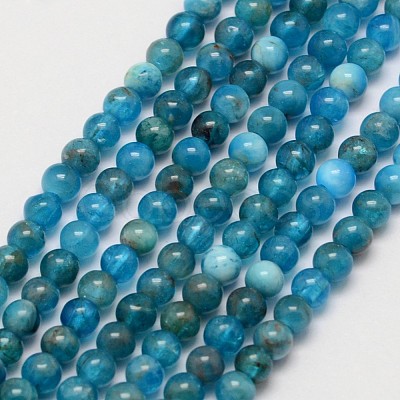 Natural Apatite Beads Strands G-D856-01-4mm-1