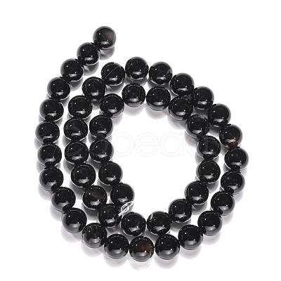 Natural Agate Beads Strands X-G-G390-8mm-01-1