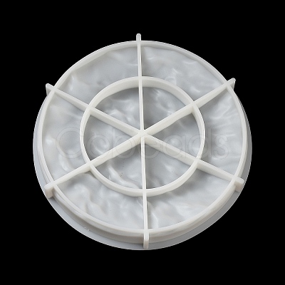 Ocean Wave Effect Flat Round Jewelry Plate DIY Silicone Molds LS-SIMO-C008-02B-1