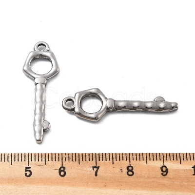 304 Stainless Steel Pendants STAS-V002-04P-1
