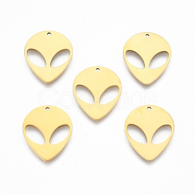 Ion Plating(IP) 201 Stainless Steel Pendants STAS-N098-117LG-1