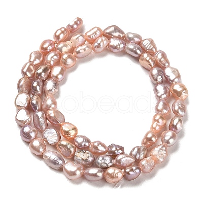 Natural Cultured Freshwater Pearl Beads Strands PEAR-E016-090-1