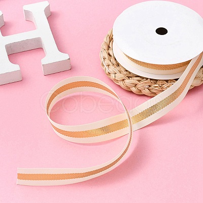Flat Christmas Theme Polyester Grosgrain Ribbon OCOR-YWC0001-01A-02-1