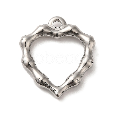 Non-Tarnish 304 Stainless Steel Hollow Pendants STAS-R223-23-1