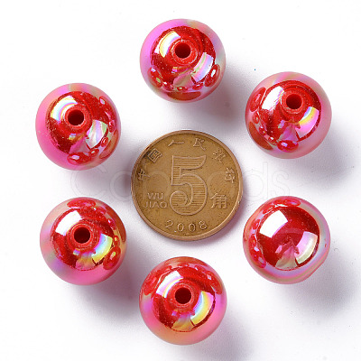 Opaque Acrylic Beads X-MACR-S370-D16mm-A14-1