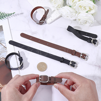 PU Leather Luggage Tag Straps FIND-AR0006-90B-1