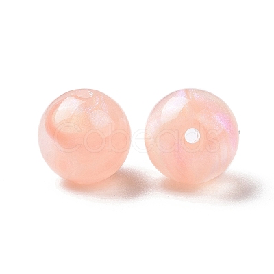 Opaque Acrylic Beads OACR-E014-19A-05-1