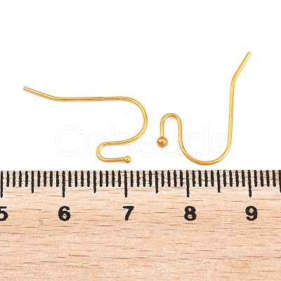 Brass Earring Hooks X-J0JQN-G-NF-1