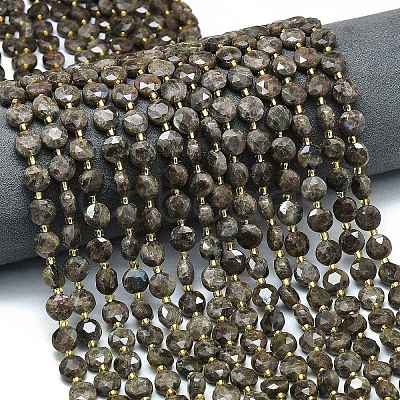 Natural Labradorite Beads Strands G-C116-A50-02-1