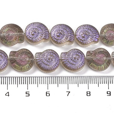 Electroplate Glass Beads Strands EGLA-F164-HR03-1