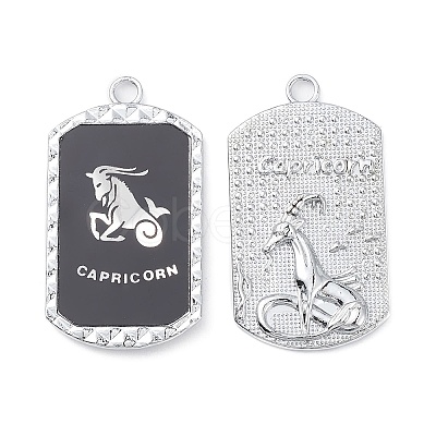 Alloy Twelve Constellations Series Big Pendants PALLOY-O107-01P-10-1