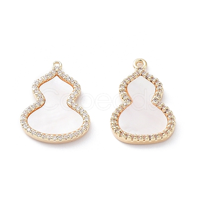 Rack Plating Brass Pendants KK-A183-15G-1