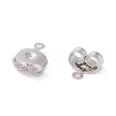 Brass Ear Nuts X-KK-P001-75P-1