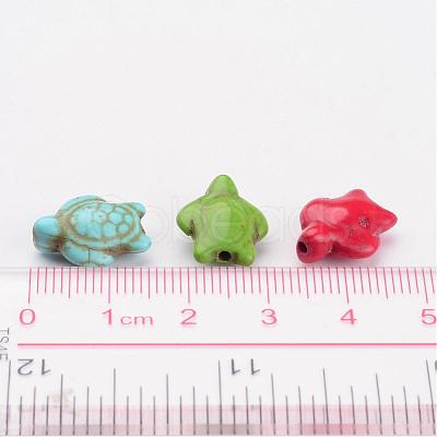 Dyed Synthetic Turquoise Beads X-G-M152-M-A-1