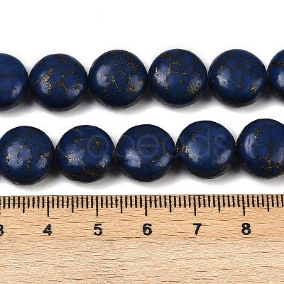Synthetic Howlite Imitation Lapis Lazuli Beads G-S393-12A-12mm-1