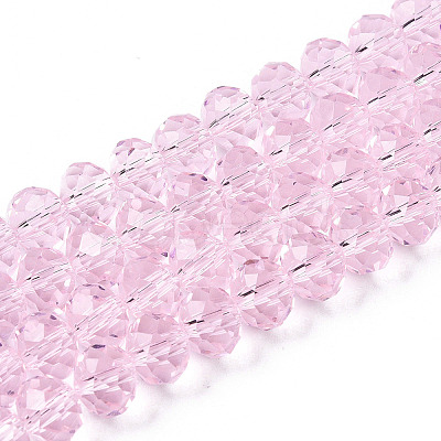 Glass Beads Strands EGLA-A034-T4mm-D10-1