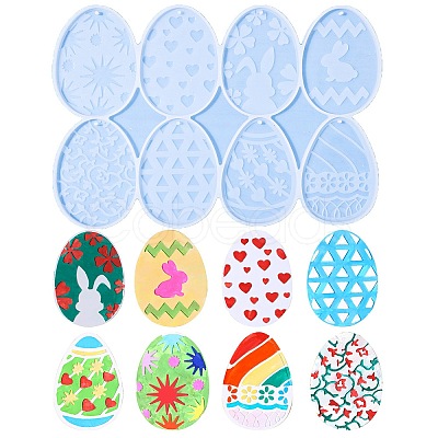 DIY Pendant Decoration Silicone Molds DIY-L048-14-1
