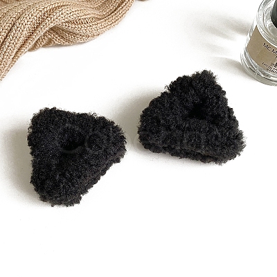Cat Ear Shape Plush Claw Hair Clips PW-WGC5BD5-03-1
