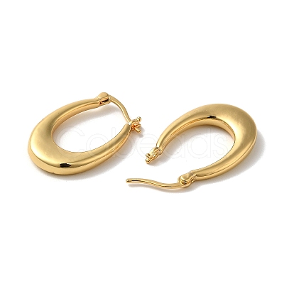 Rack Plating Brass Hoop Earrings EJEW-L224-68G-1