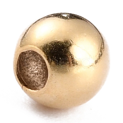 Brass Spacer Beads KK-O133-010C-G-1