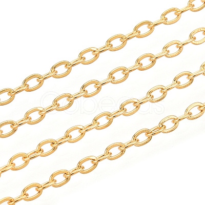 PVD Vacuum Plating 304 Stainless Steel Cable Chains CHS-R002-0.4mm-G-1