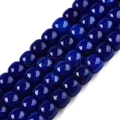 Dyed Natural White Jade Beads Strands G-T138-S04-1