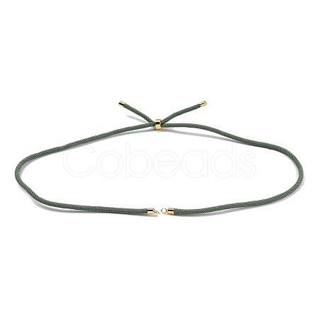 Nylon Cords Necklace Making AJEW-P116-03G-37-1