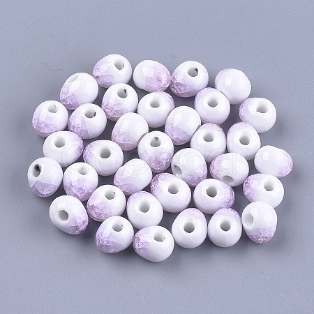 Handmade Porcelain Beads PORC-S498-21B-1