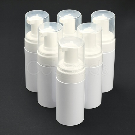 100ml Refillable PET Plastic Foaming Soap Dispensers TOOL-WH0080-52A-1
