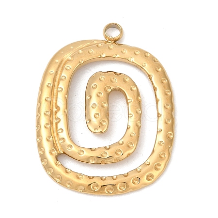 304 Stainless Steel Pendants STAS-C121-45F-G-1