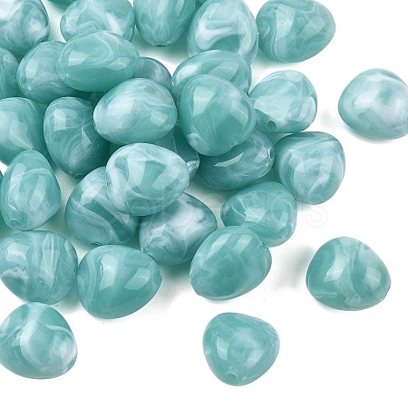 Opaque Acrylic Beads OACR-Z036-01B-05-1