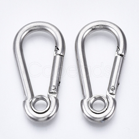 Tarnish Resistant 304 Stainless Steel Rock Climbing Carabiners STAS-N087-23B-01-1
