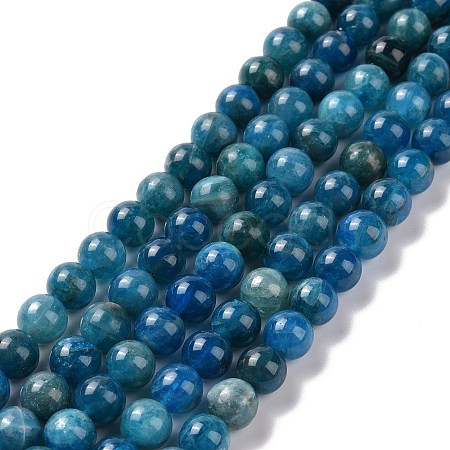 Natural Apatite Beads Strands G-P132-04-8mm-1