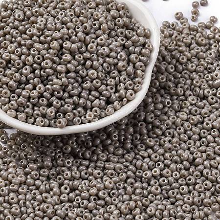 8/0 Baking Paint Glass Seed Beads SEED-M012-02A-56-1