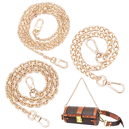 3Pcs 3 Style Bag Strap Chains FIND-PH0002-84-1