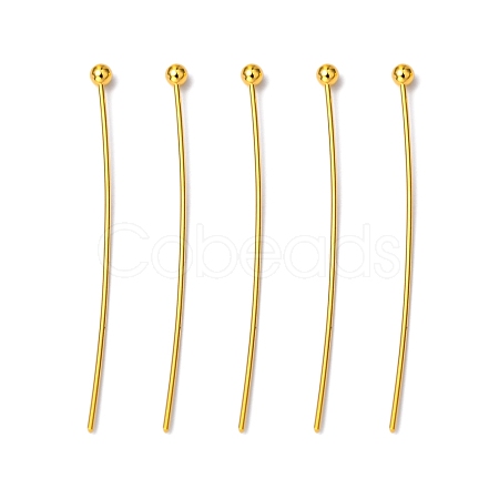 Brass Ball Head Pins X-KK-R020-07G-1