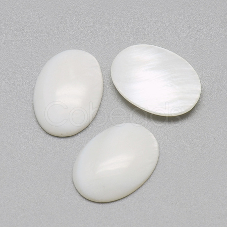 Freshwater Shell Cabochons X-SSHEL-R042-27-1