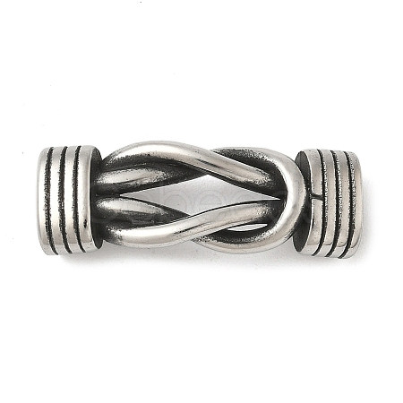 304 Stainless Steel Knot Connector Charms STAS-Z147-11AS-05-1