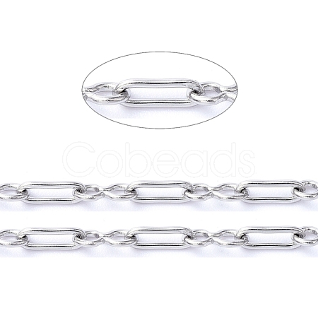Tarnish Resistant 304 Stainless Steel Link Chains CHS-D032-04P-1