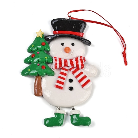 Christmas PVC Pendant Decorations HJEW-S003-03E-1