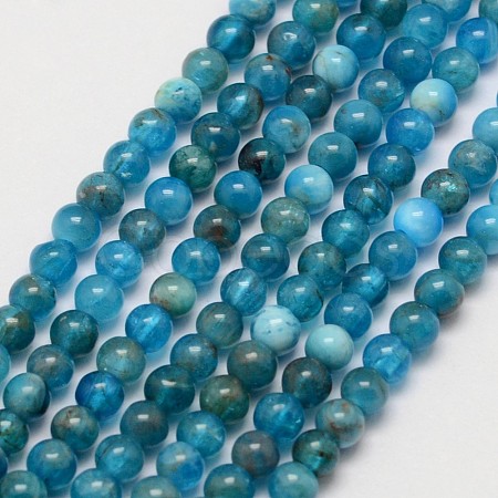 Natural Apatite Beads Strands G-D856-01-4mm-1