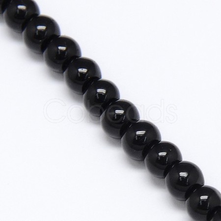Crystal Glass Round Beads Strands EGLA-F037-4mm-B03-1