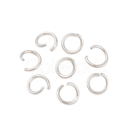 Tarnish Resistant 304 Stainless Steel Open Jump Rings STAS-R049-5x0.7mm-1