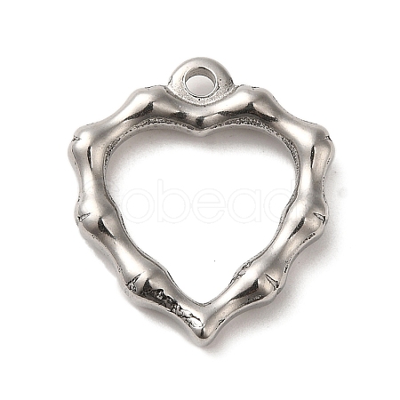 Non-Tarnish 304 Stainless Steel Hollow Pendants STAS-R223-23-1