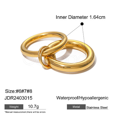 304 Stainless Steel Finger Rings FS-WGBE181-01-1